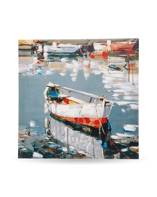 Naav Hand Made Oil Painting, Gallery Wraped, Multicolour, Canvas