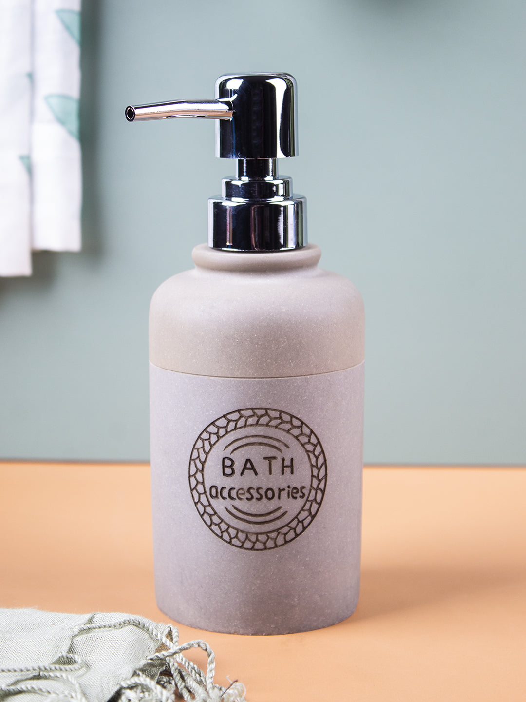 VON CASA Stone Finish Soap Dispenser - 350 mL