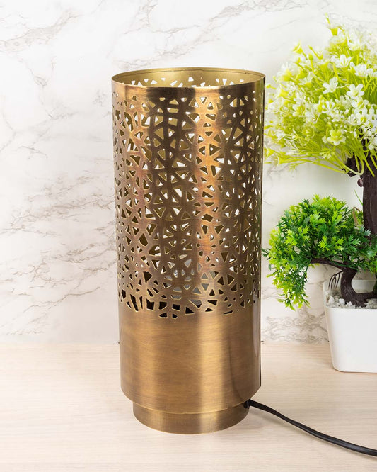 Lighting Table Electric Lamp, Diwali Special, Golden Colour, Iron