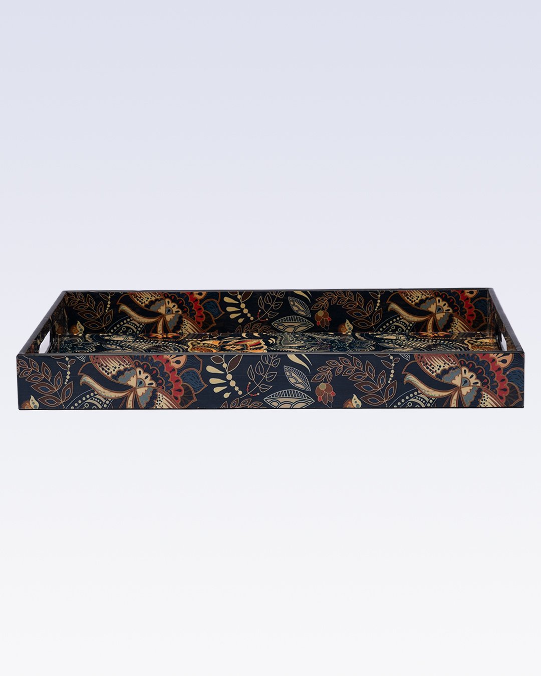 Tray, Medium, Blue, Mdf