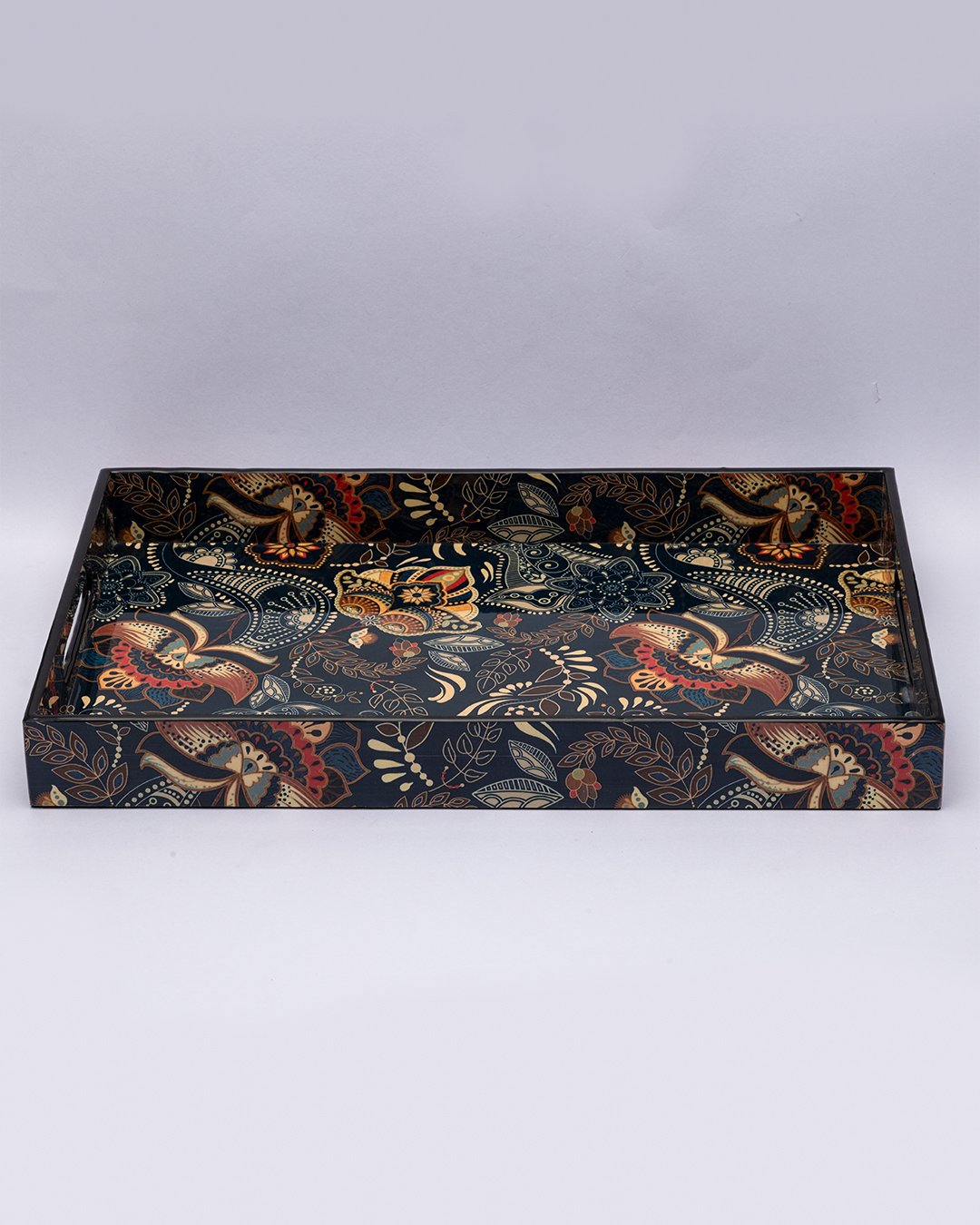 Tray, Medium, Blue, Mdf