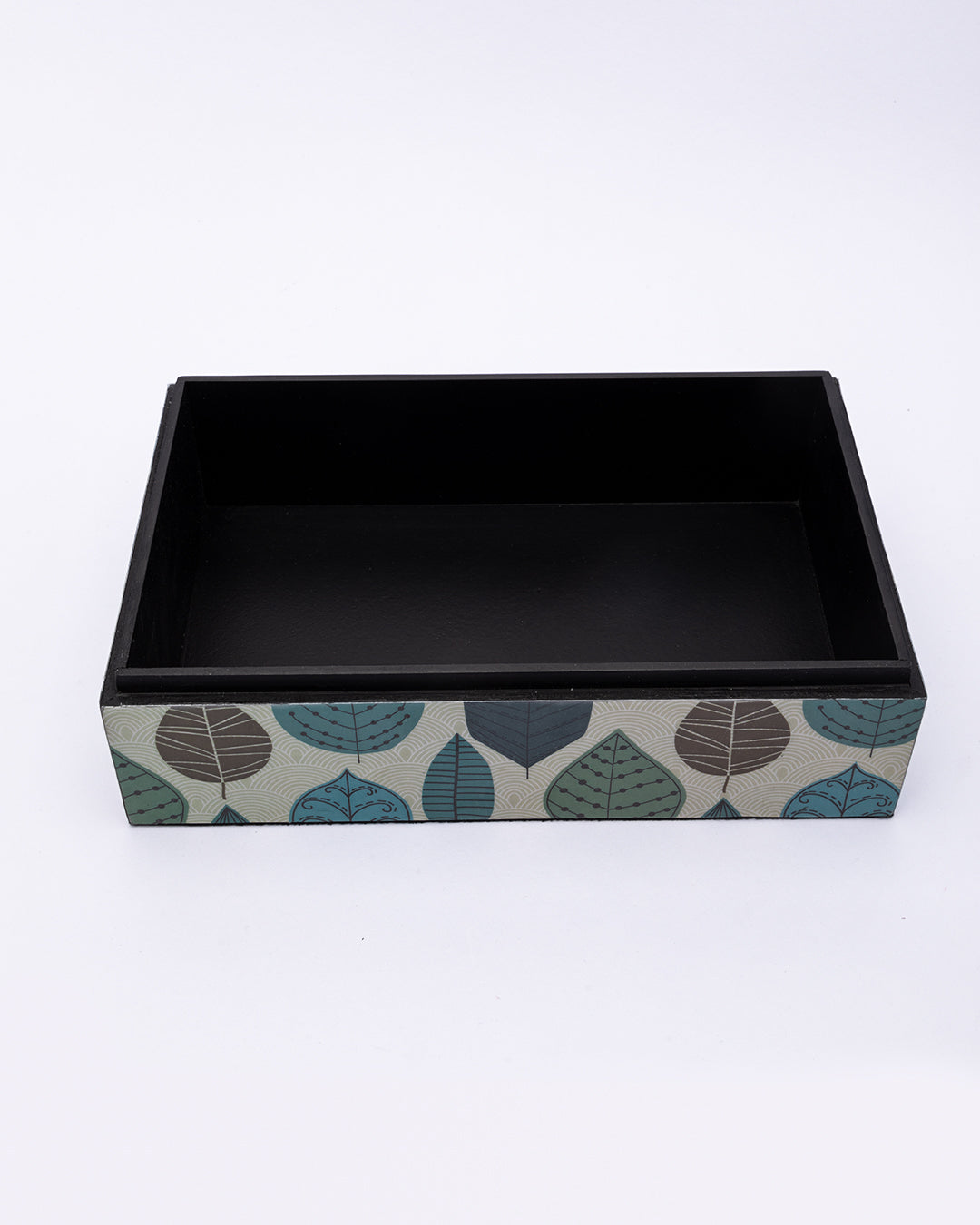 VON CASA Tissue Box, Nature Inspired Design, Facial Tissue Holder with Soft Bottom for Home, Office, & Restaurant, Rectangular, Multicolour, MDF