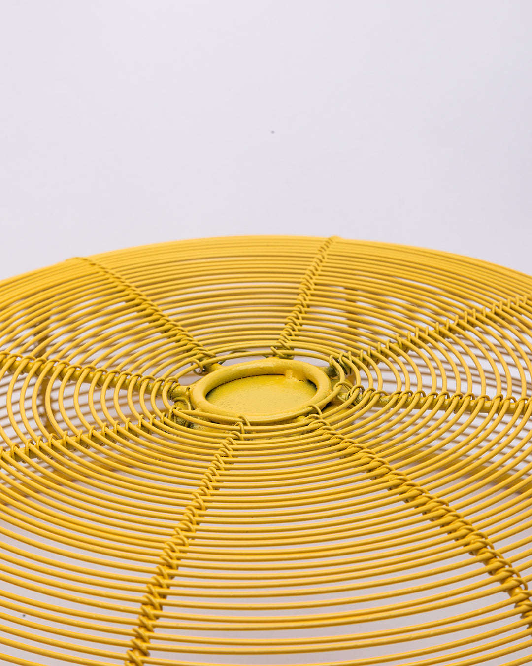VON CASA Metal Wire Countertop Fruit Bowl, Basket Holder Stand, For Home & Kitchen, Yellow Colour, Iron