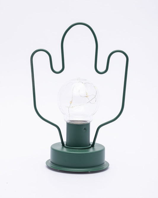 VON CASA Decorative Bulb, Light, Cordless, Battery Operated, Sacramento Green, Iron