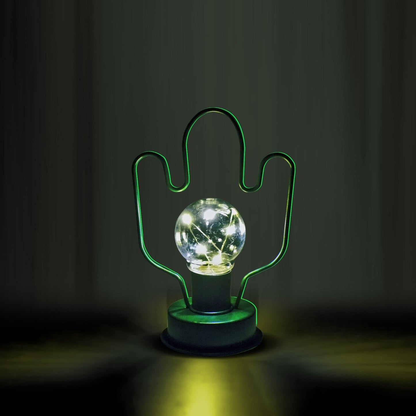 VON CASA Decorative Bulb, Light, Cordless, Battery Operated, Sacramento Green, Iron