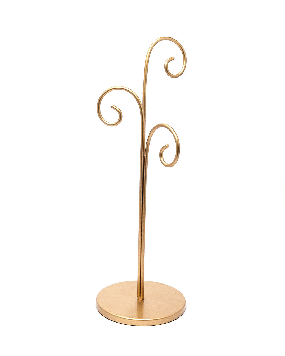 VON CASA 3 T-Light Candle Holder, Turquoise Hanging Votive, Gold Finish, Mild Steel