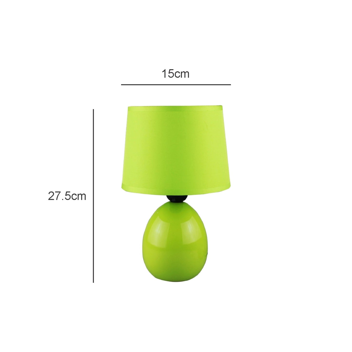 VON CASA Oval Mini Table Lamp with Shade