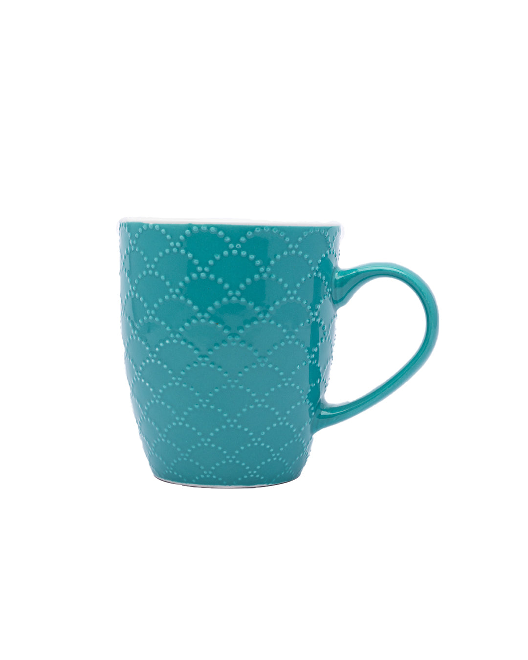 VON CASA Honey Embossed Tea & Coffee Mug - Set of 4, 24mL