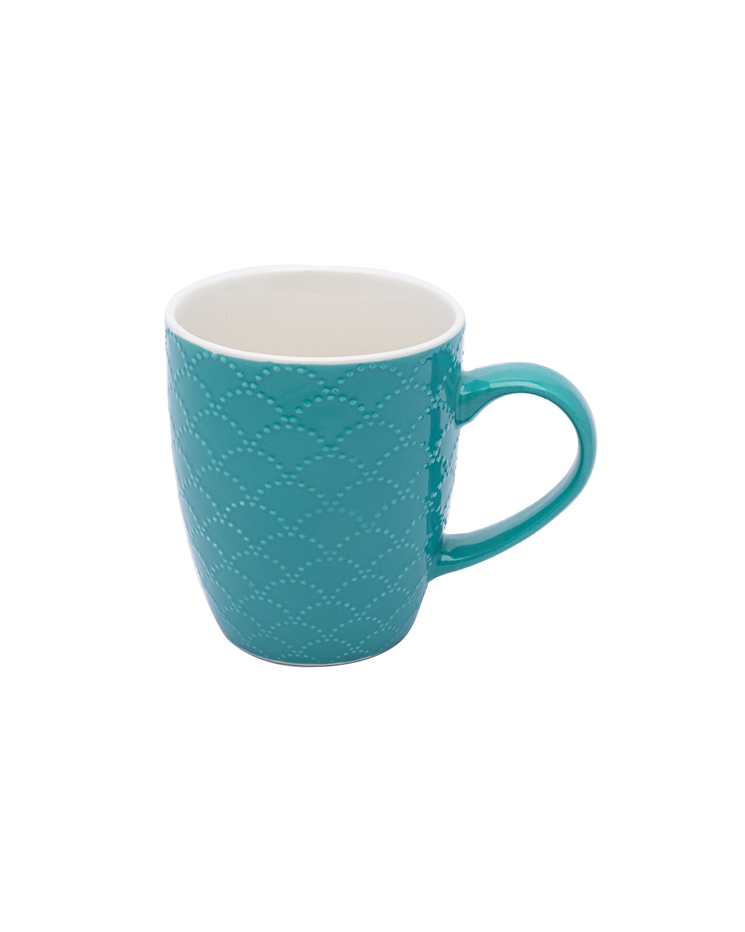 VON CASA Honey Embossed Tea & Coffee Mug - Set of 4, 24mL