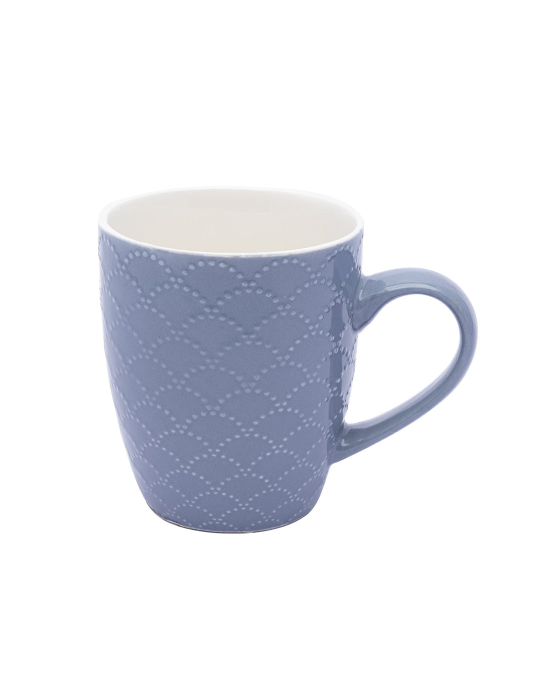 VON CASA Honey Embossed Tea & Coffee Mug - Set of 4, 24mL