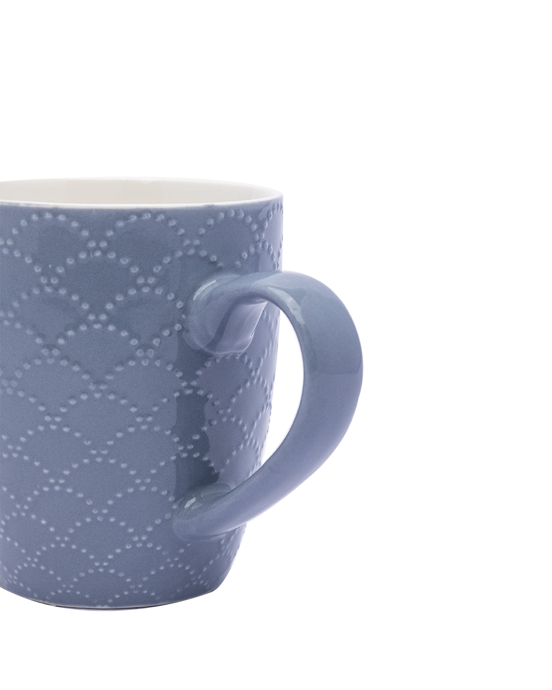VON CASA Honey Embossed Tea & Coffee Mug - Set of 4, 24mL