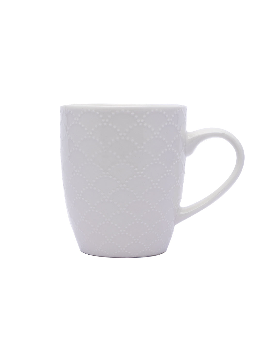 VON CASA Honey Embossed Tea & Coffee Mug - Set of 4, 24mL