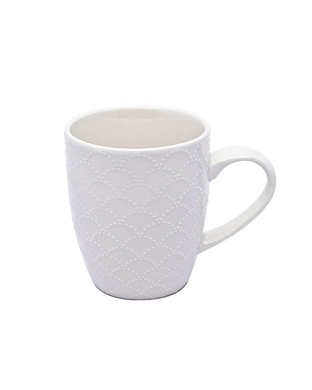VON CASA Honey Embossed Tea & Coffee Mug - Set of 4, 24mL