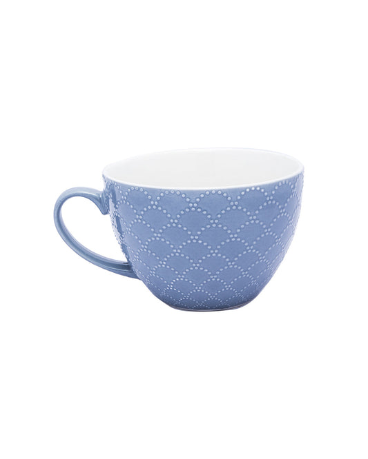 VON CASA Honey Embossed Tea & Coffee Mug - Set of 2, 460 mL