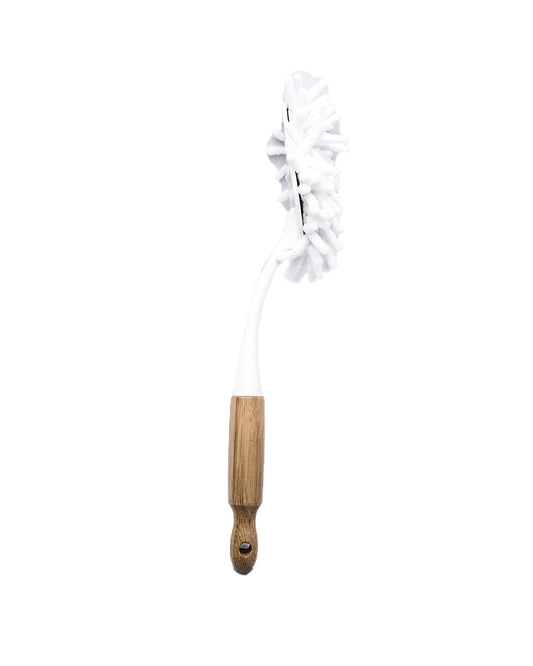 VON CASA Chenille Microfiber Duster with Bamboo Handle