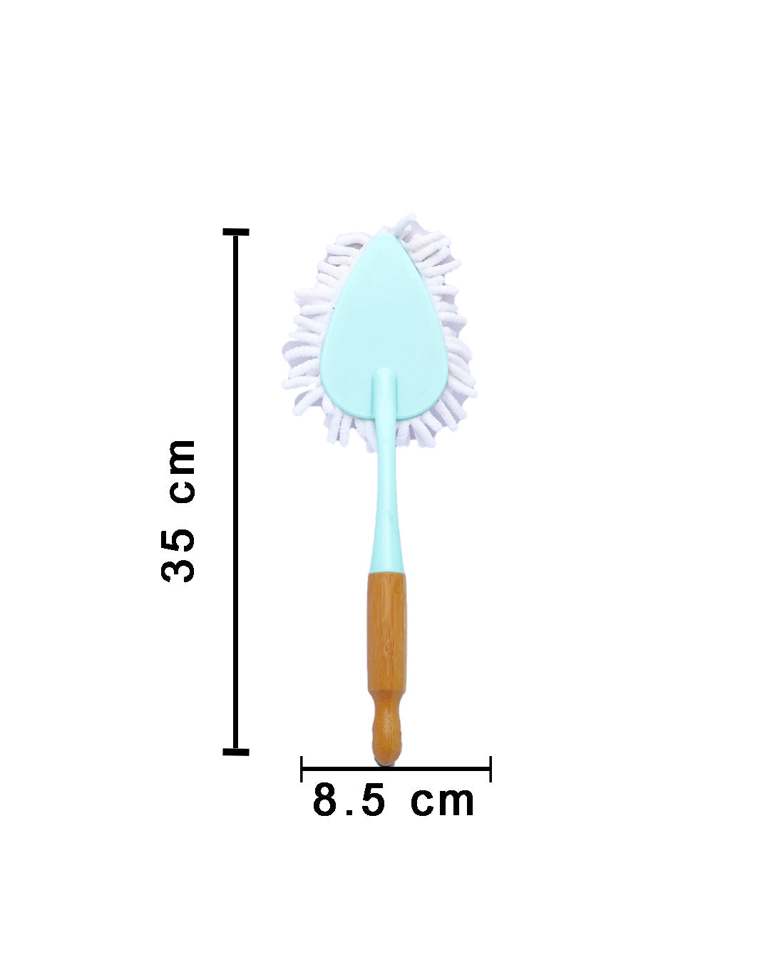 VON CASA Chenille Microfiber Duster with Bamboo Handle