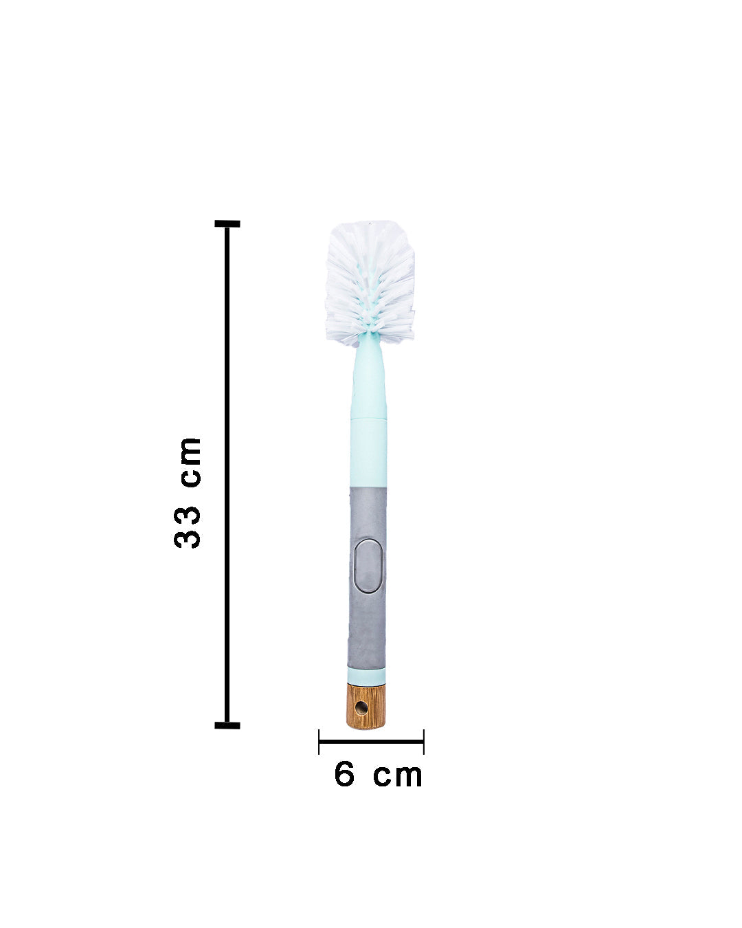 VON CASA Bottle Cleaning Brush with Long Bamboo Handle