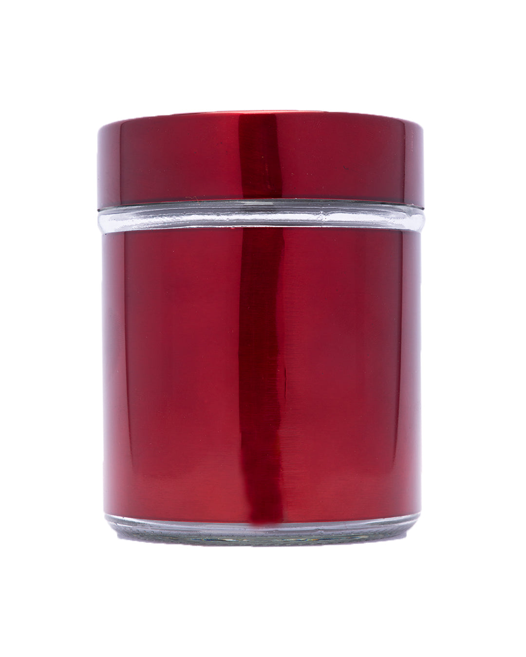 VON CASA Brushed Jars, Canisters with Window - Set of 3, 350 mL