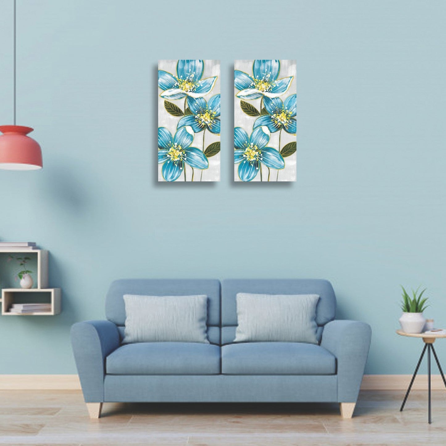 VON CASA Flower Painting Artwork