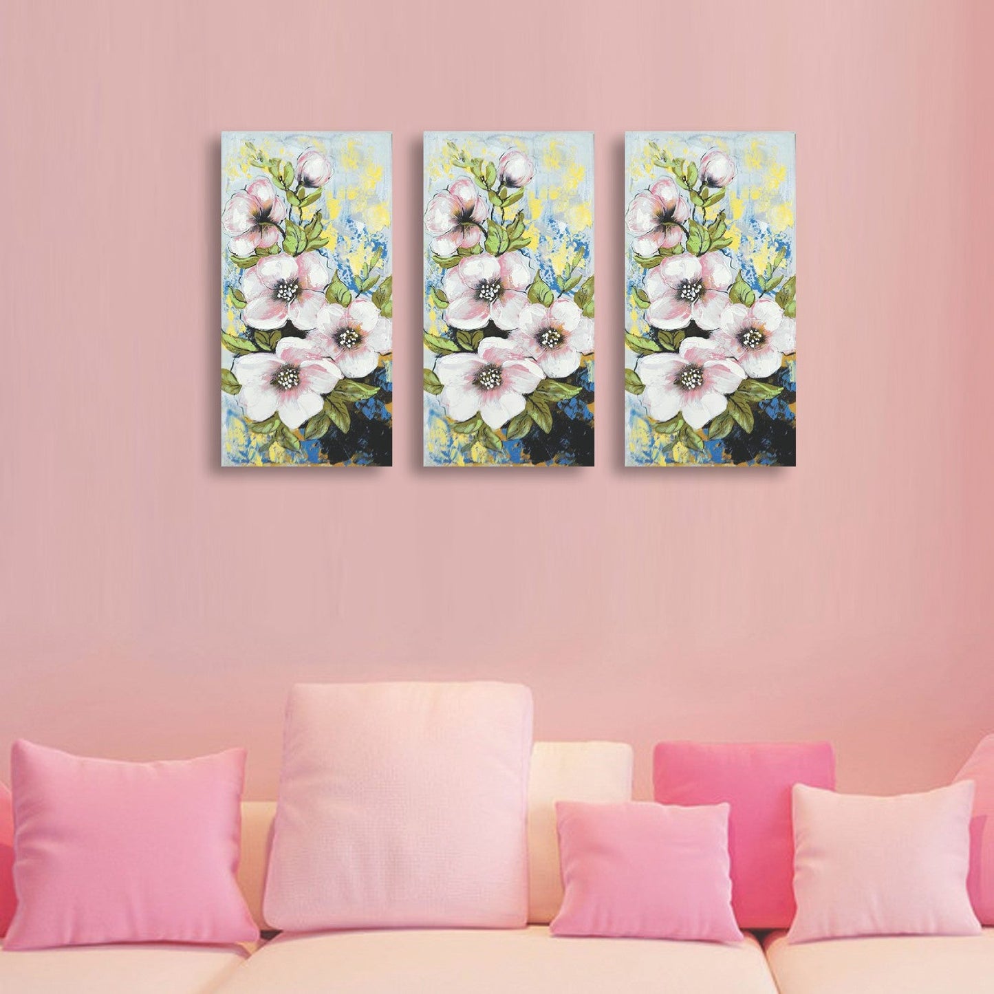 VON CASA Flower Painting Artwork
