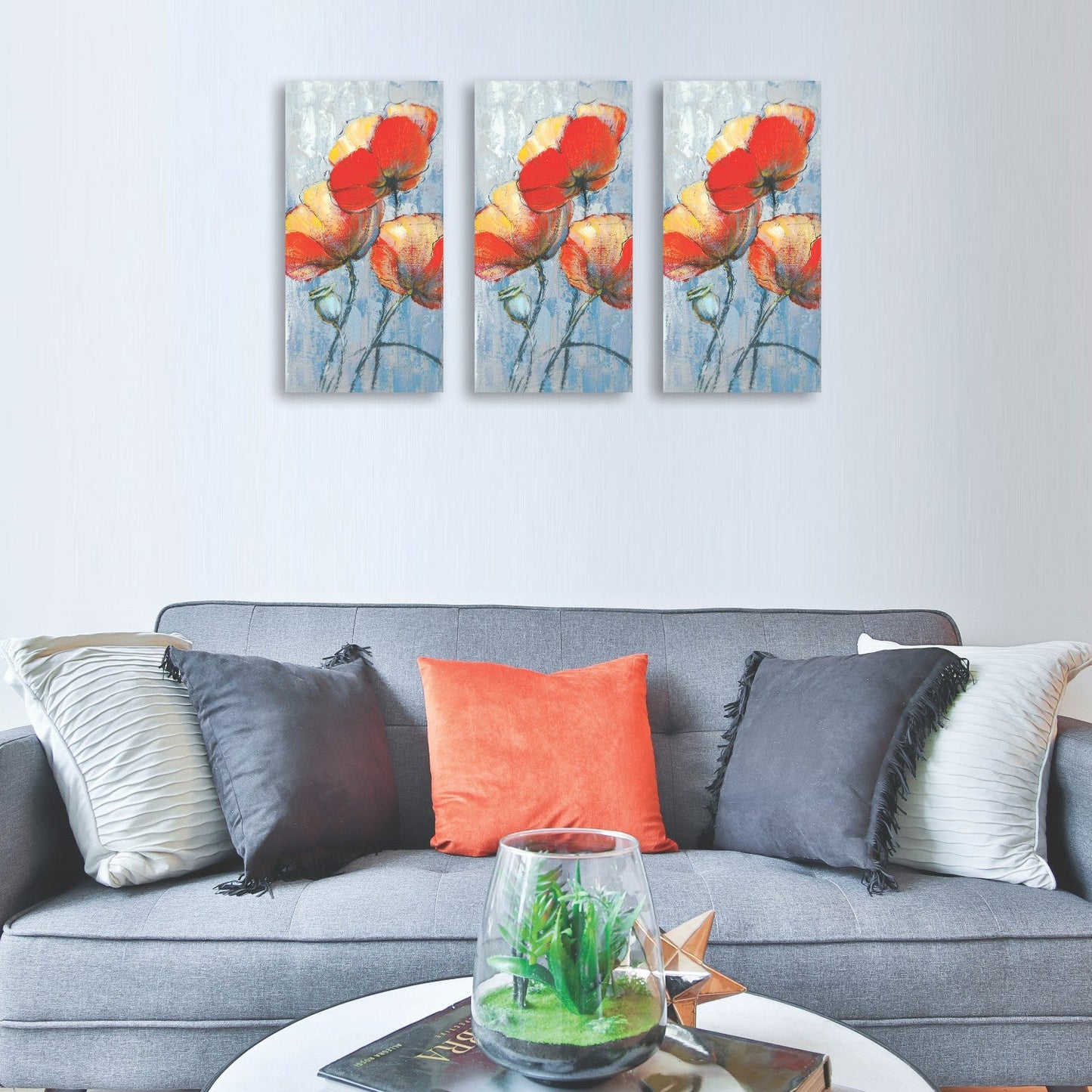 VON CASA Flower Painting Artwork