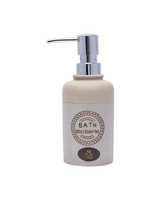 VON CASA Stone Finish Soap Dispenser - 350 mL