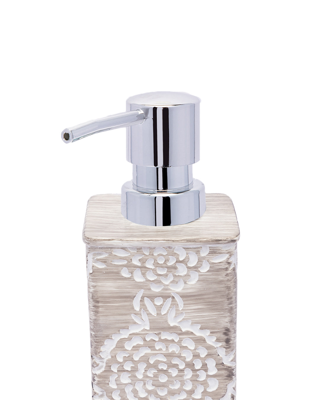 VON CASA Traditional Engraved Design Liquid Soap Dispenser- 300 mL