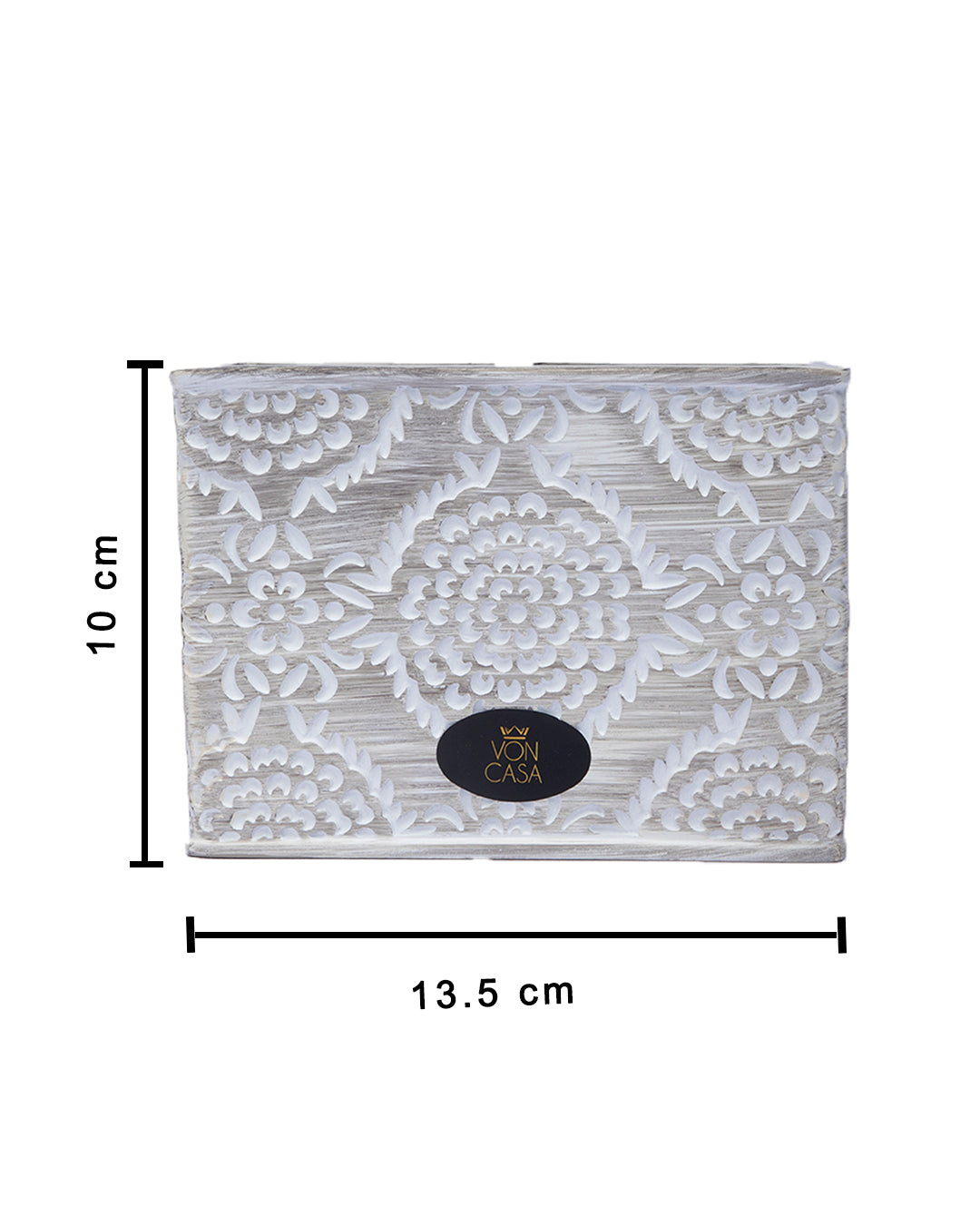 VON CASA Traditional Engraved Design Toothbrush Holder