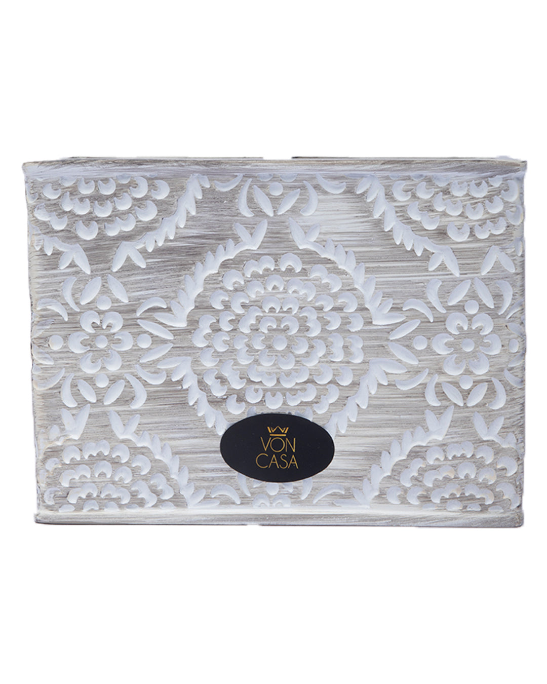 VON CASA Traditional Engraved Design Toothbrush Holder