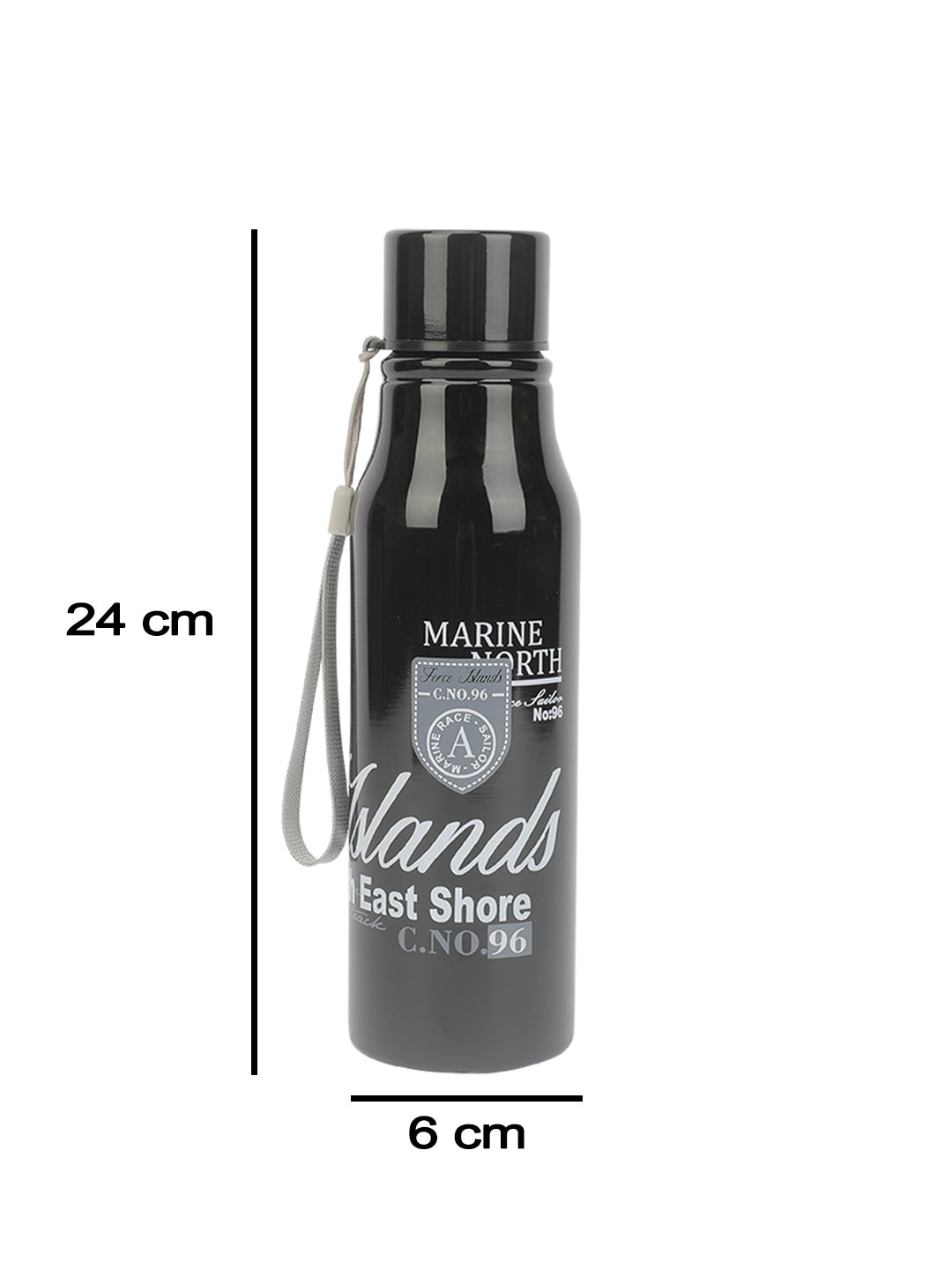 VON CASA 750Ml Stainless Steel Water Bottles - Black