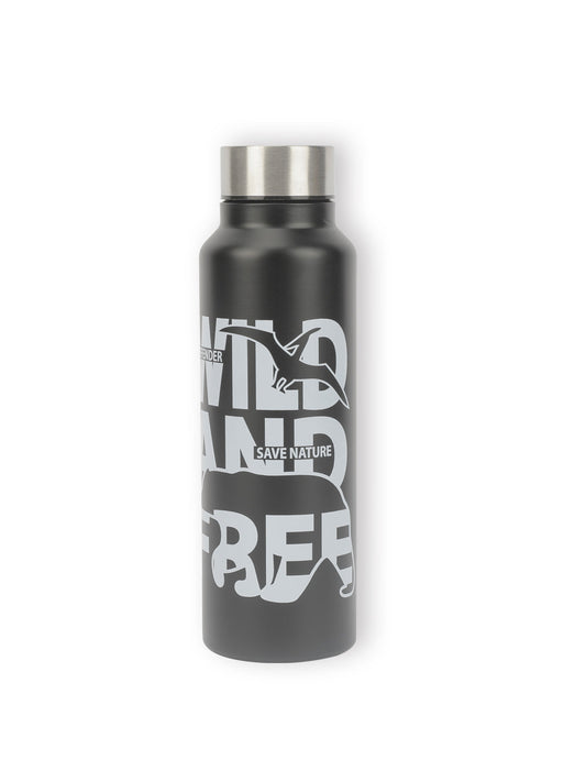 VON CASA Stainless Steel 750Ml Water Bottles - Black