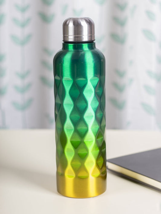 VON CASA 750Ml Gradient Color Stainless Steel Water Bottles - Green