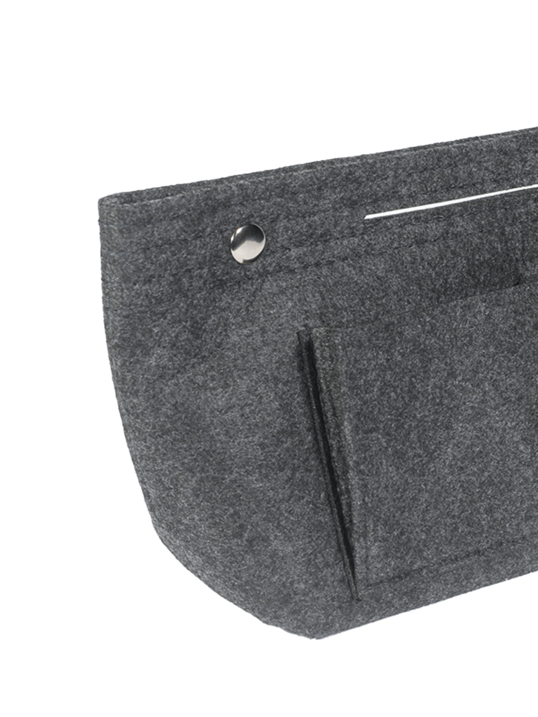 VON CASA Felt Home Storage Organizer - 25X10X15Cm - Dark Grey