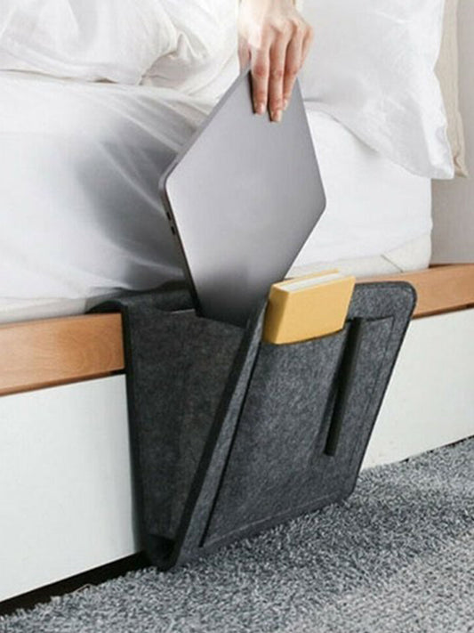 VON CASA Felt Home Storage Organizer - 32X20X0.2Cm - Dark Grey