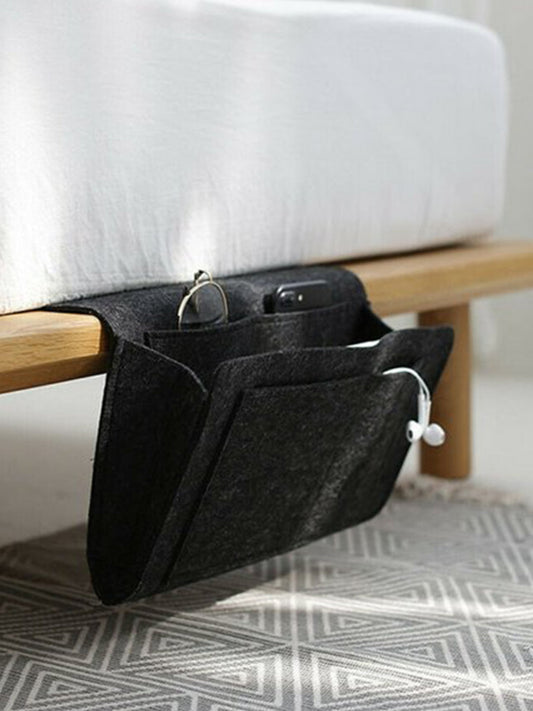 VON CASA Felt Home Storage Organizer - 32X20X0.2Cm - Dark Grey