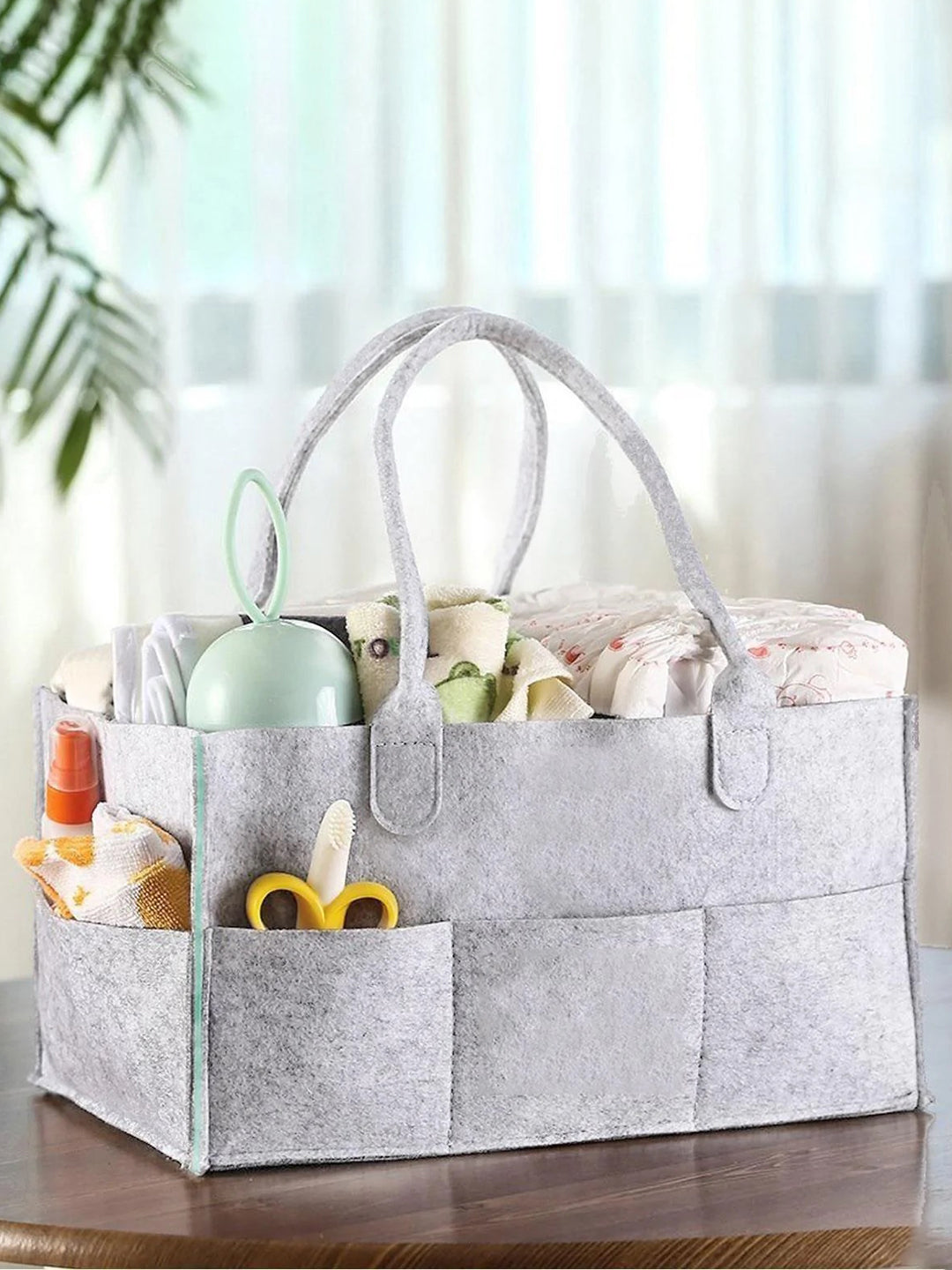 VON CASA Square Felt Home Storge Organizer - 34X24X18Cm