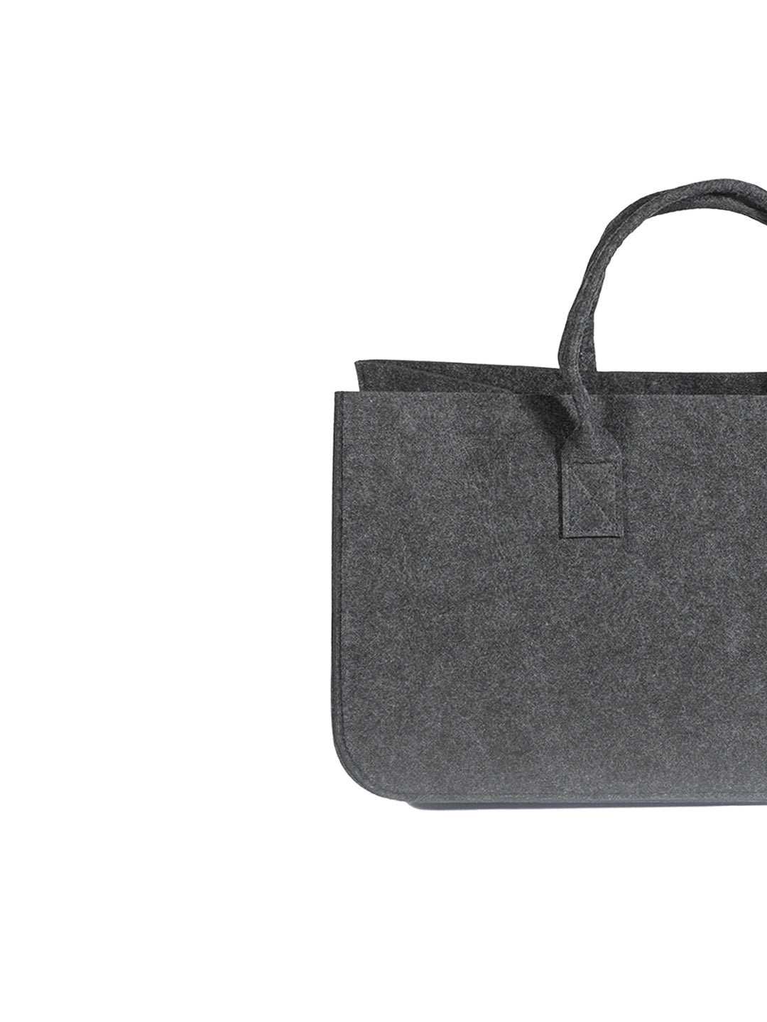 VON CASA Large Capacity Felt Bags For Storage Home - 50X25X25Cm - Dark Grey