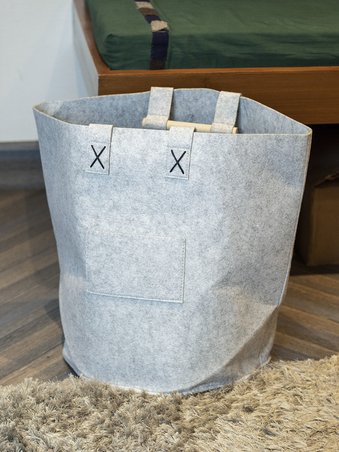 VON CASA Nordic Felt Storage Basket