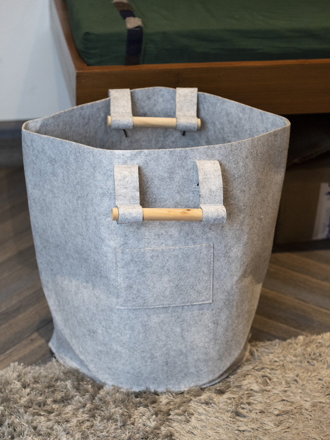 VON CASA Nordic Felt Storage Basket