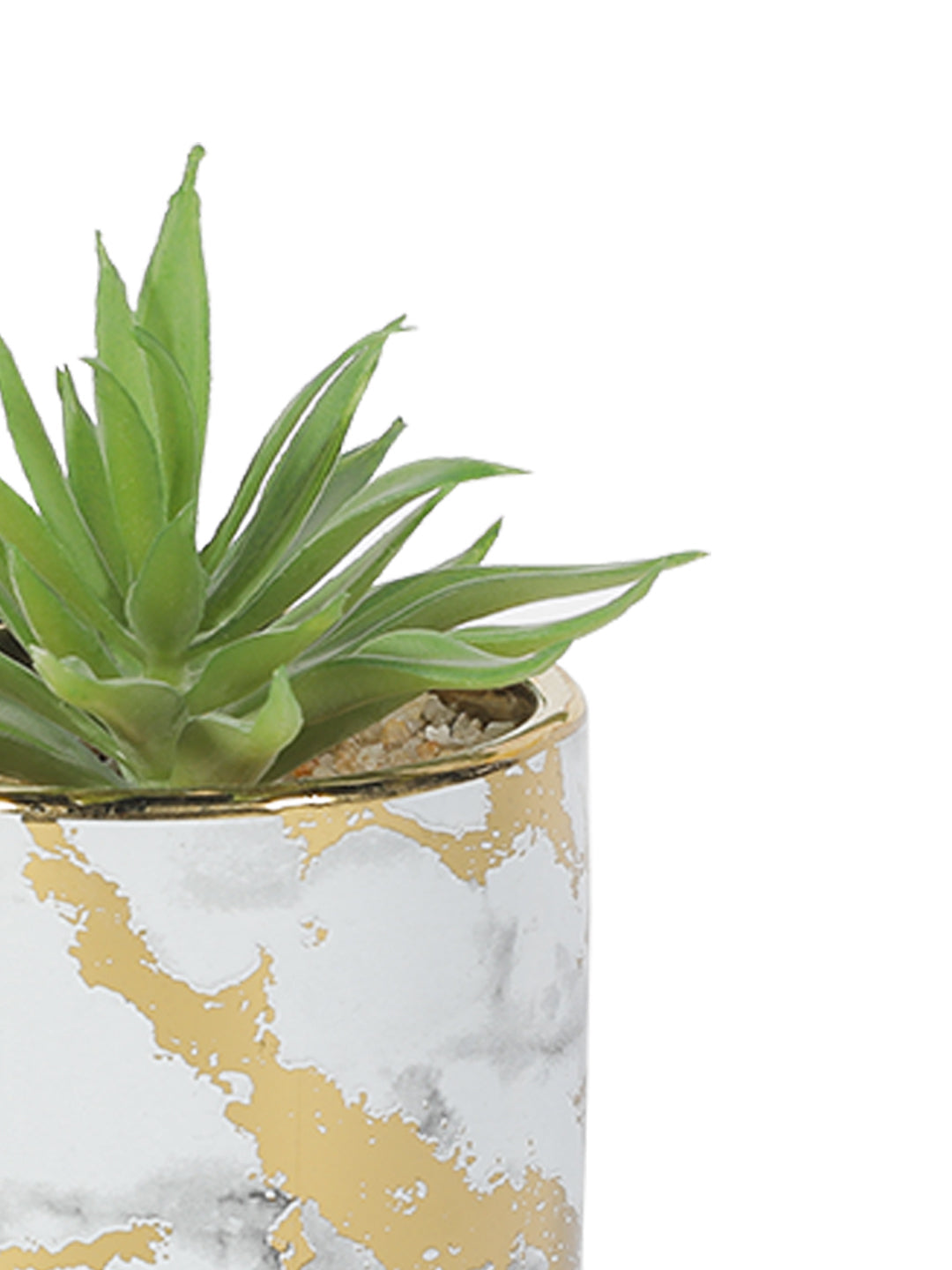 VON CASA Fake Aloevera Desktop Planter