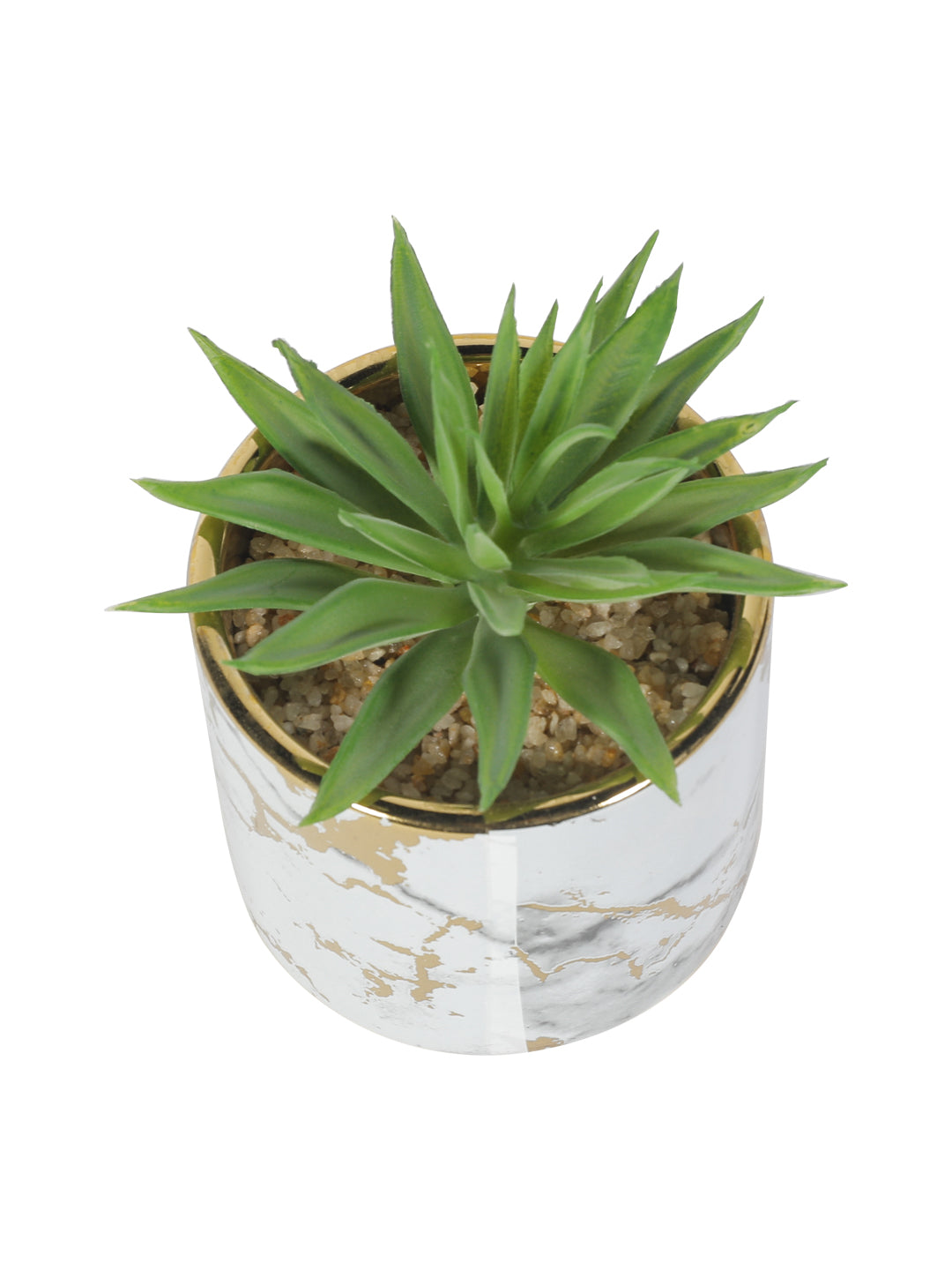 VON CASA Fake Aloevera Desktop Planter