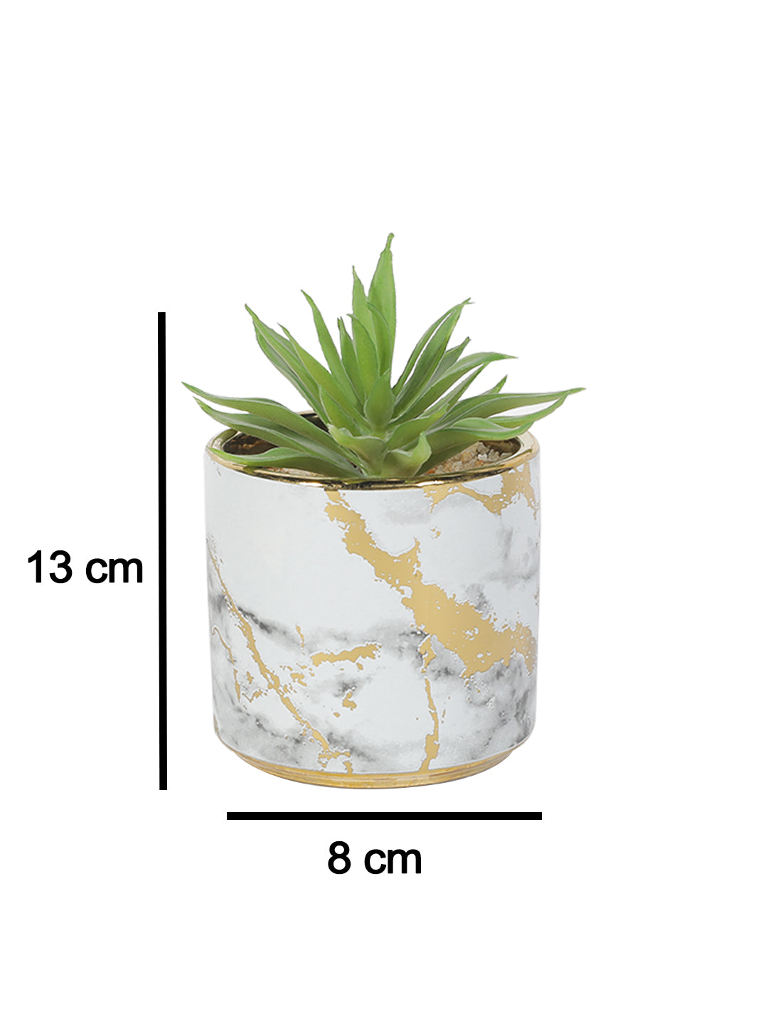 VON CASA Fake Aloevera Desktop Planter