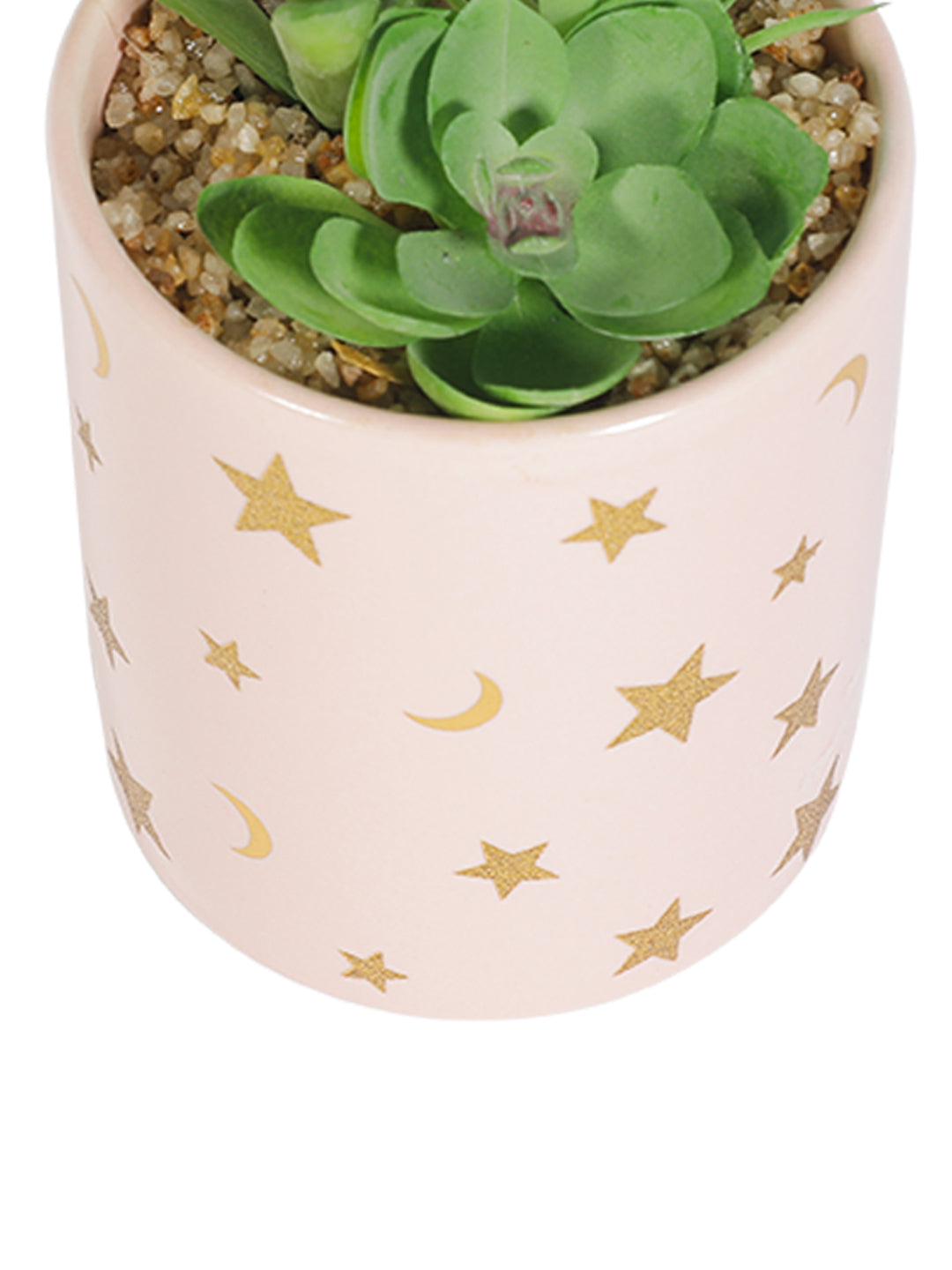VON CASA Fake Aloevera Planter Pot - Pink