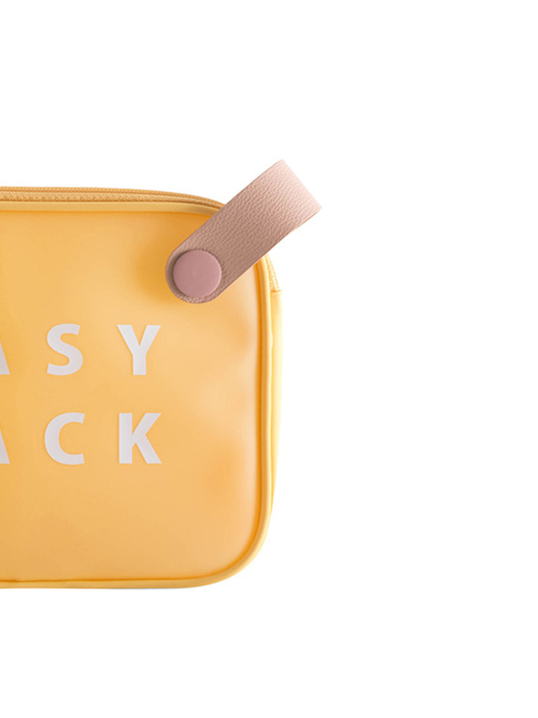 VON CASA Yellow Plastic Travel Pouch