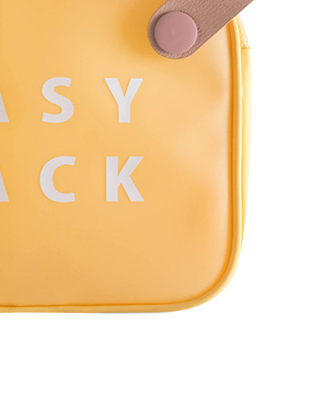 VON CASA Yellow Plastic Travel Pouch