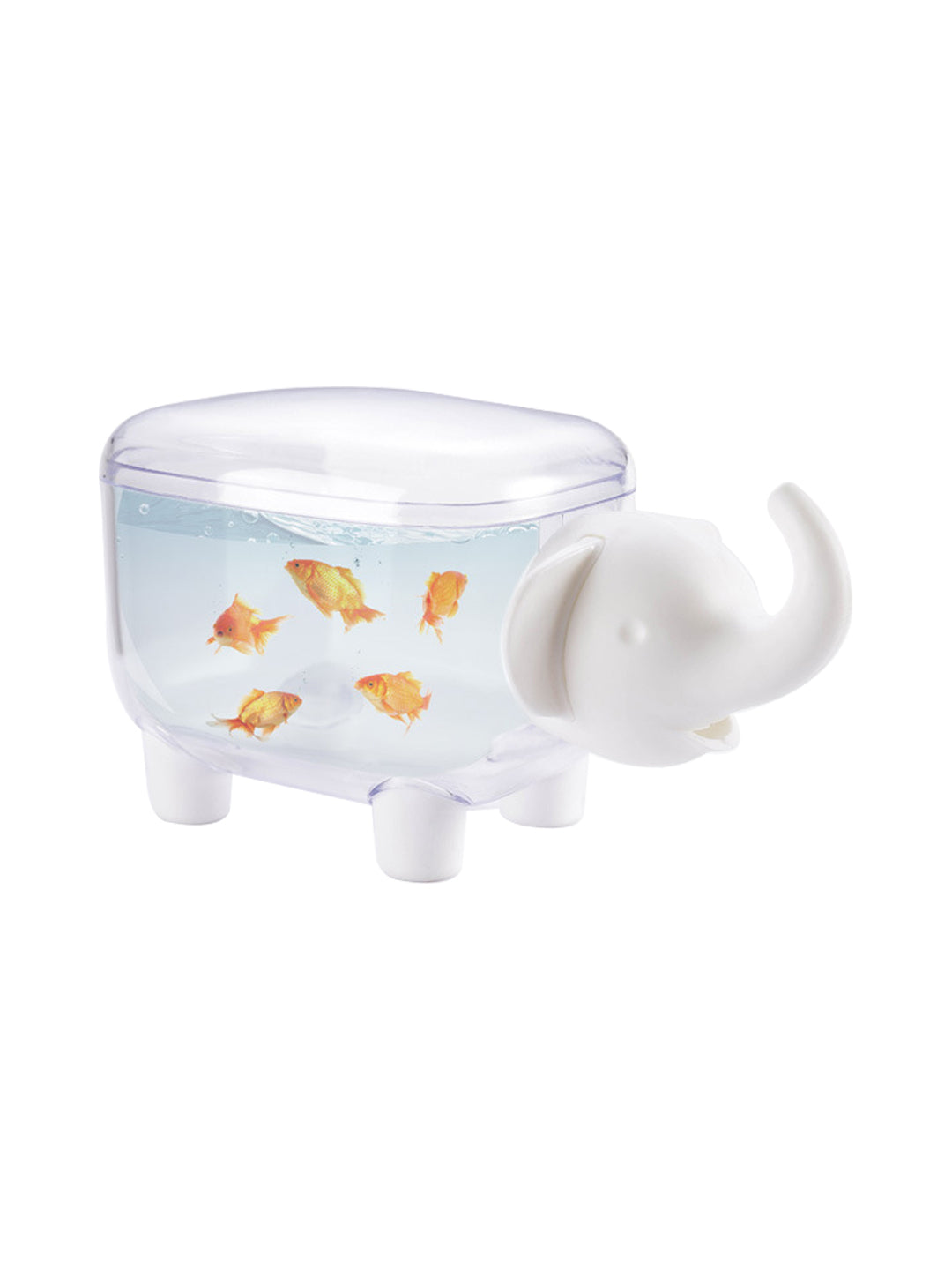 VON CASA Elephant Shaped Plastic Box - 15X8X8Cm - White