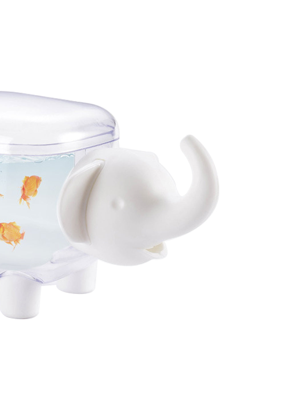 VON CASA Elephant Shaped Plastic Box - 15X8X8Cm - White