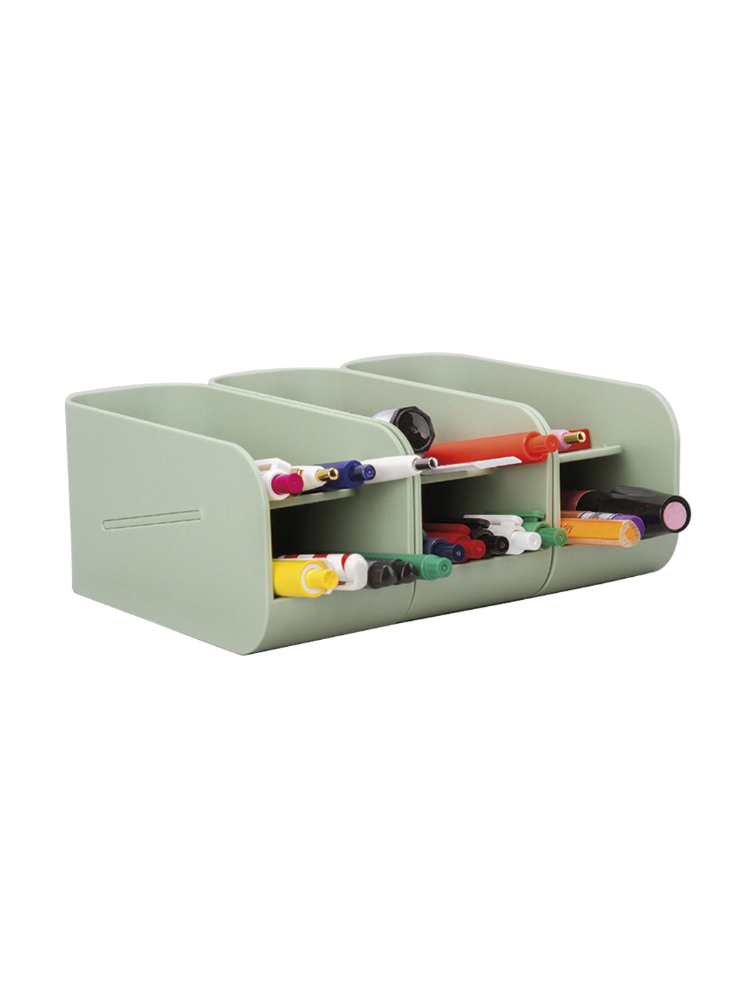 VON CASA Desk Organizer Storage Box - Green