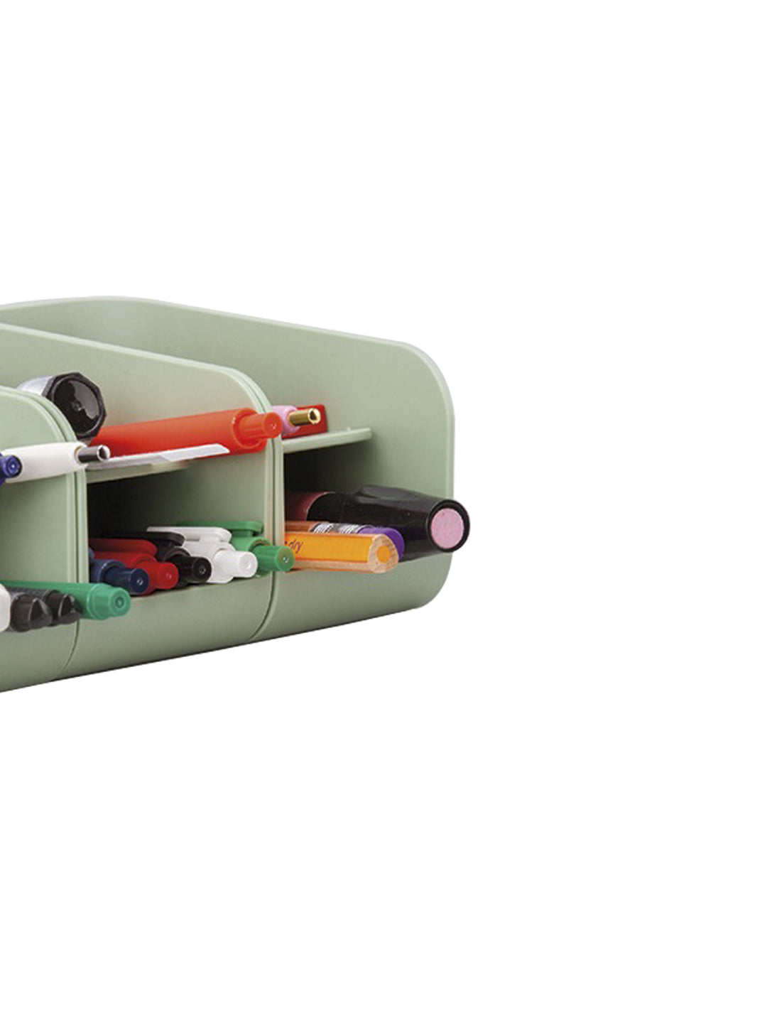 VON CASA Desk Organizer Storage Box - Green