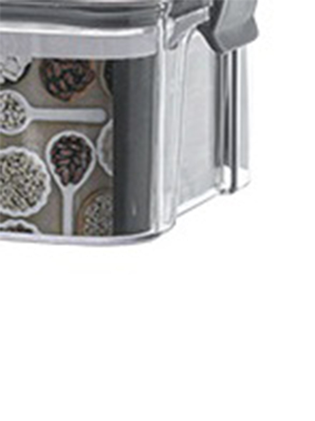 VON CASA Tiny Plastic Storage Container - Transparent & Grey